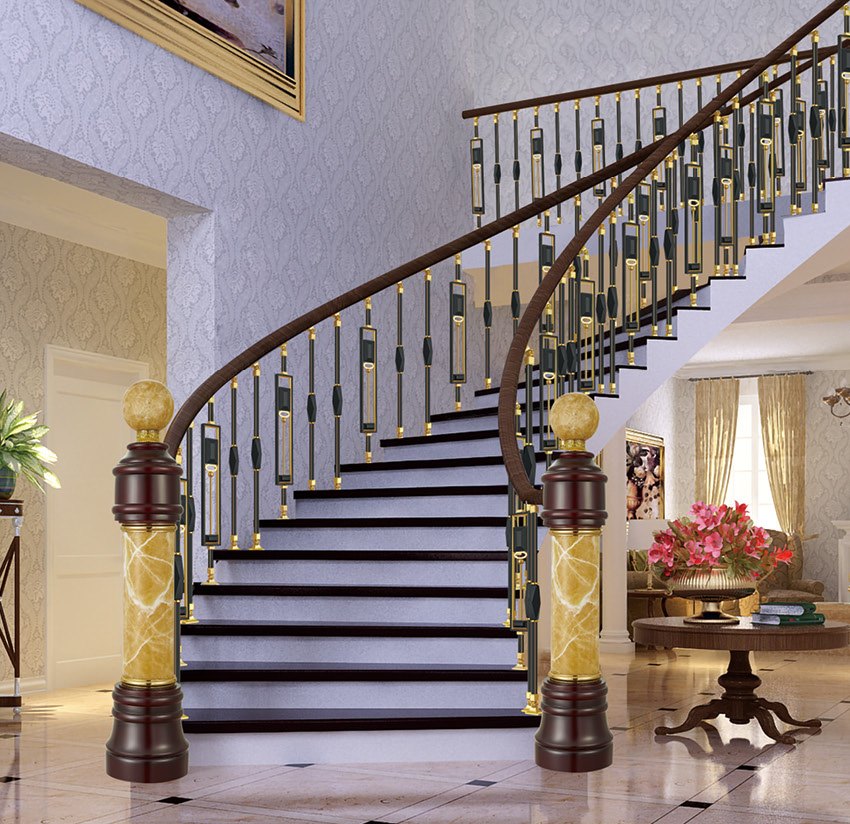 Royal foyer staircase