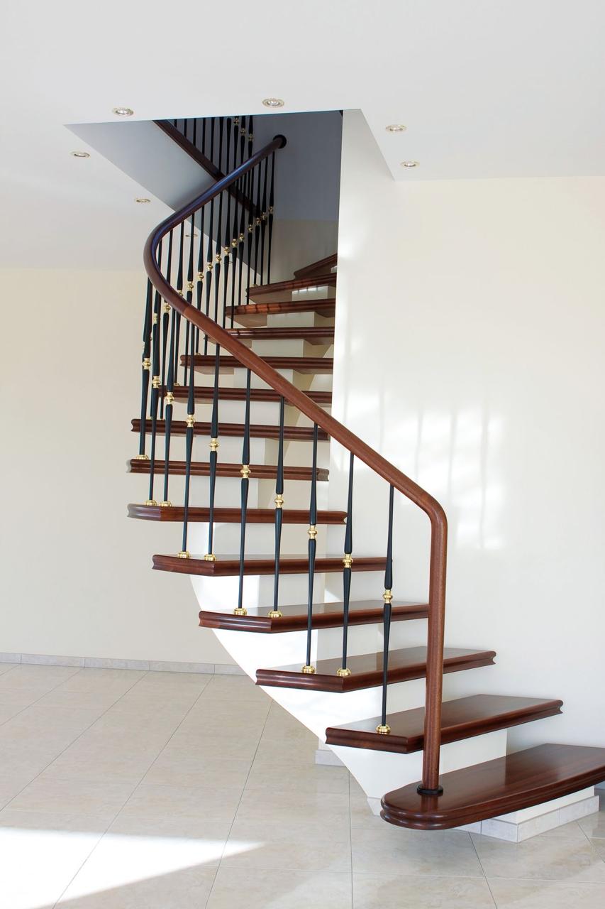 Designer staircase railing